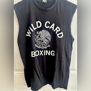 Wild Card Boxing Black Tank Top